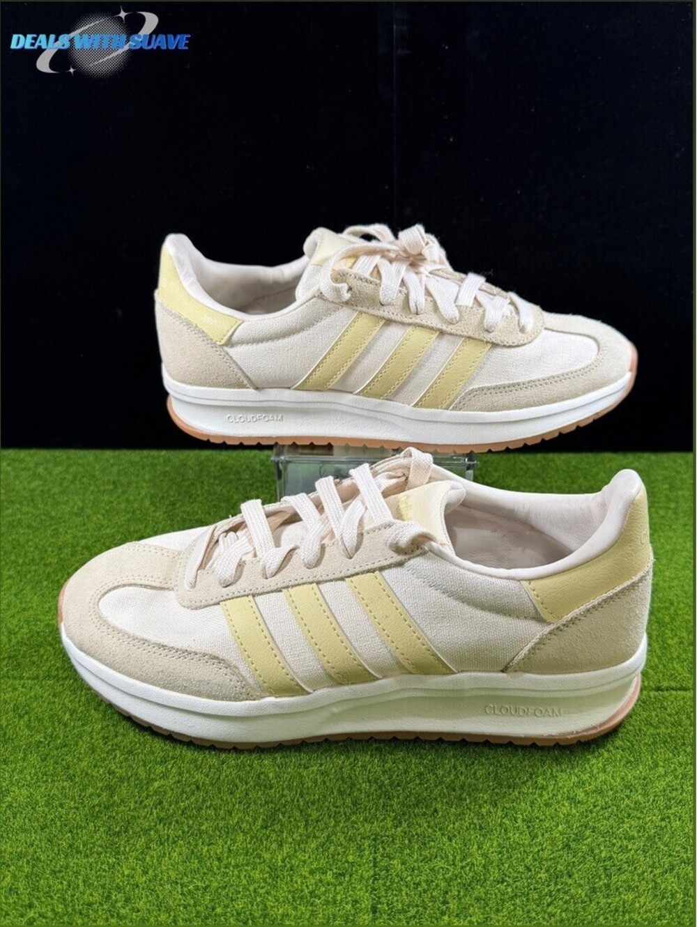 Adidas - Run 70S 2.0 Lace Up -  Powder Yellow - Size 7.5 - JI4915